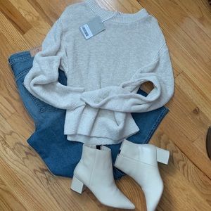 Everlane Cotton-linen Crew Sweater